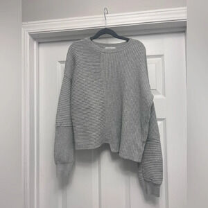 Stella McCartney Kids Girls Gray Asymmetric Sweater Size 12